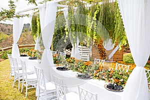 Kenyan Wedding Decoration Outdoors Setup Ol Talet Cottages off Magadi road below ole polos country club Kiserian Kenyan