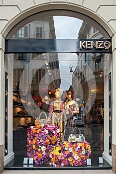 Kenzo boutique in Milan, Italy