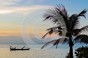 Kep sunset, Cambodia