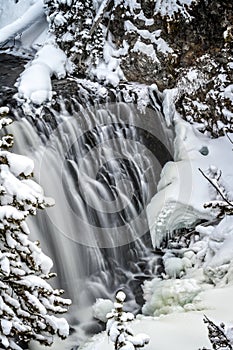 Kepler Cascades on the Firehole River in Yellowstone National Park