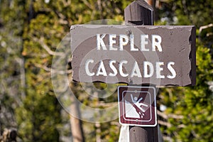 Kepler cascades mountain river rapids - Yellowstone National Par