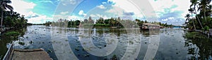 Kerala Backwaters Panorama