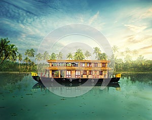 KERALA BOAT HOUSE INDIA TOURISM