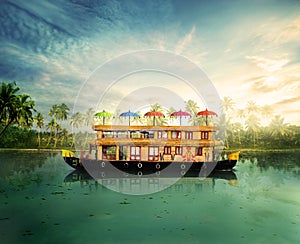 KERALA BOAT HOUSE INDIA TOURISM