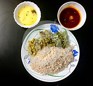 Kerala fish curry meals