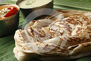 Kerala Paratha - a layered flatbread from Kerala