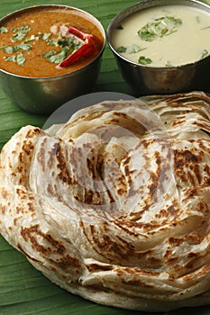 Kerala Paratha - a layered flatbread from Kerala