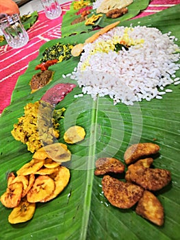 Kerala Tradition Onam Meals photo