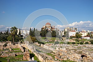 The Kerameikos Archaeological Museum is located in Kerameikos, Athens, Greece