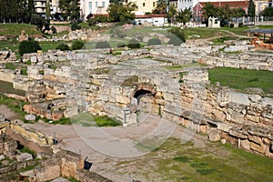 The Kerameikos Archaeological Museum is located in Kerameikos, Athens, Greece