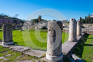 Kerameikos, the cemetery of ancient Athens in Greece.