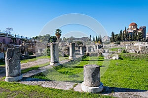 Kerameikos, the cemetery of ancient Athens in Greece.