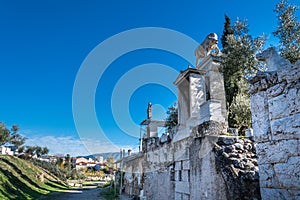 Kerameikos, the cemetery of ancient Athens in Greece.