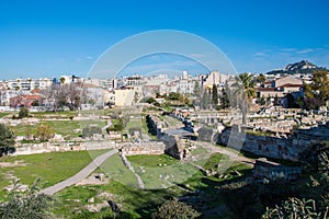Kerameikos, the cemetery of ancient Athens in Greece. This was actually the cemetery of ancient Athens and was continuously in use