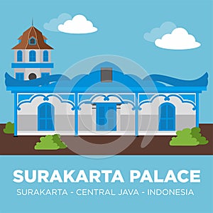 Keraton Surakarta Hadiningrat is the official palace of the Surakarta Sunanate located in Surakarta City, Central Java photo