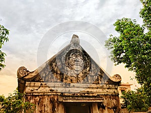 Keraton Yogyakarta Gate Keeper relief photo