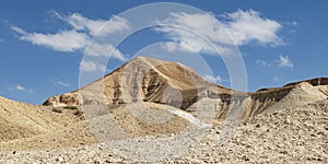 Keren Akev Mountain Peak near Ein Akev in the Negev Desert of Israel photo