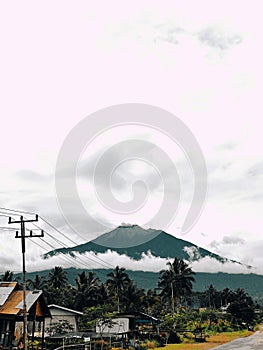 This is the view of Mount Kerinci photo