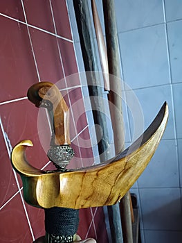 Keris is a traditional weapon from Indonesia photo