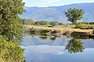 Kerkini lake at nord Greece photo