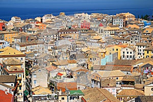 Kerkyra Town in Corfu