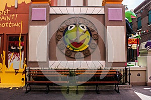 Kermit the Frog clock at Hollywood Studios.