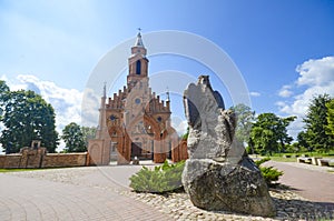 Kernave church, Lithuania