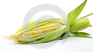 kernels corn isolated on white