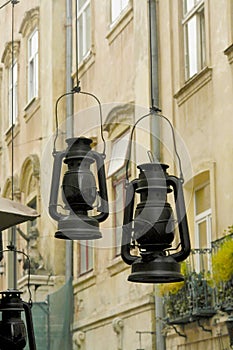 kerosene lamps