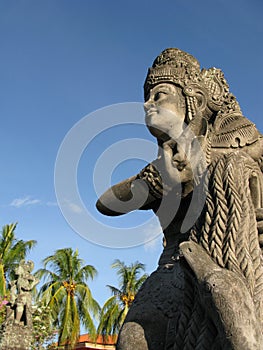 The Kertha Gosa Pavilion located on the island of Bali photo