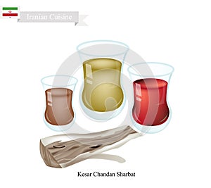 Kesar Chandan Sharbat, Popular Drink in Iran