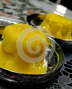 Kesar halwa indian sweet