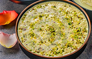 Kesar pista basundi photo