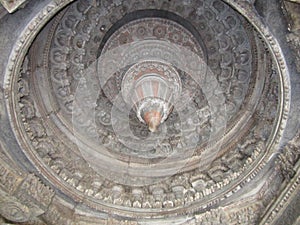 Keshava temple inside architecture photo
