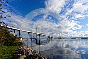 Kessock Bridge from the Beauly Firth photo