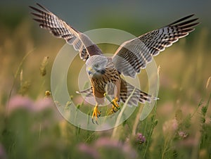 Kestrel\'s Hover: Master of the Wind Over the Meadows