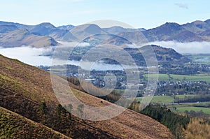 Keswick town in the Lake District