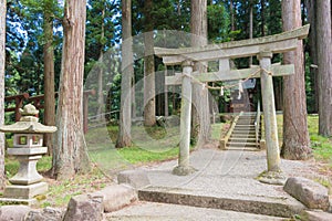 Keta Wakamiya Shrine. a famous historic site in Hida, Gifu, Japan