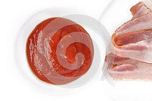 Ketchup and becon