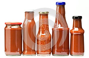 Ketchup bottles