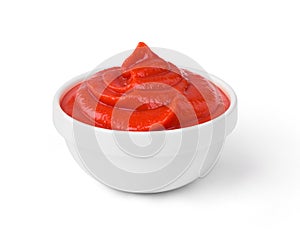 Ketchup in the bowl