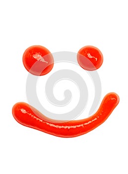 Ketchup smile emoticon