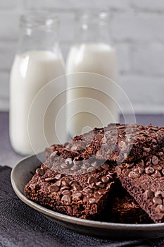 Keto chocolate brownie dessert