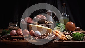The keto diet typically includes foods high in healthy fats, moderate in protein, and low in carbohydrates.