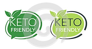 Keto friendly label for low-carbohydrate foods