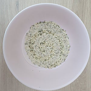 Ketogenic meal, hemp seeds. Keto food for weight loss. Healthy diet breakfast.