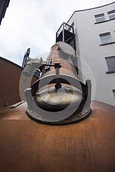 Kettle in a beer brewery