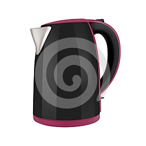 Kettle electric in on white background