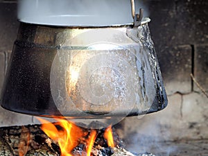 Kettle on the fire