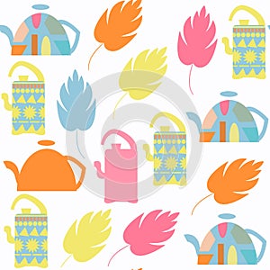 Kettle seamless pattern. It is located in swatch menu, im